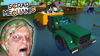 В БАБКИНОЙ ДЕРЕВНЕ НАВОДНЕНИЕ !!! МУЛЬТИК в Scrap Mechanic !!! СКАЧАТЬ СКРАП МЕХАНИК !!!