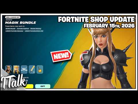 Negozio Fortnite *NUOVE* SKIN LUNA SNOW/MAGIK E ALTRO! [15 febbraio 2026] (Capitolo 7 di Fortnite)
