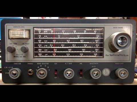 Hallicrafters SX-140 Receiver Restoration Part 1