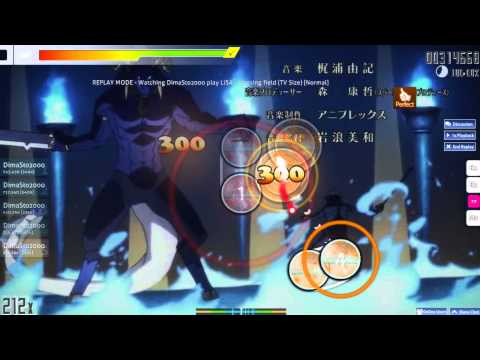 osu! LiSA - crossing field (TV Size) [Normal]