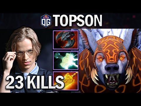 OG.TOPSON URSA WITH 23 KILLS - DOTA 2 7.24 GAMEPLAY