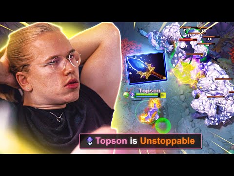 How Topson plays DARK SEER MID 😲