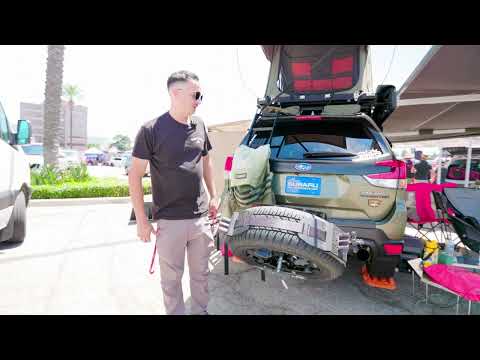 Drop Down Tire Hitch Carrier