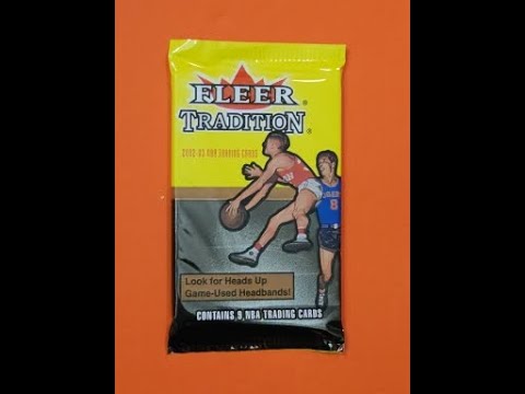 ORIGINAL 2,000 pack of 2002-2003 FLEER TRADITION basketball cards!