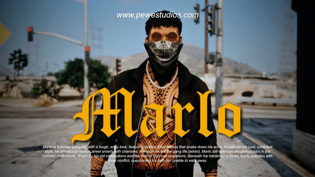 [PED] Marlo - Add On Custom Ped FiveM thumbnail 2