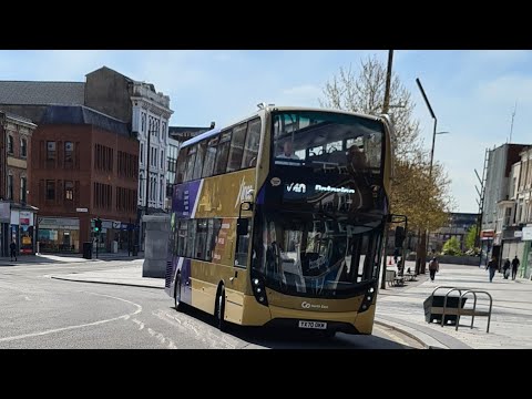 🚍*Thrash* Go North East 6352 YX70 OKM Enviro MMC on Service X10