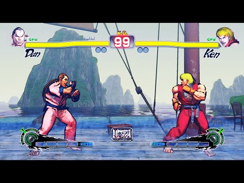 Dan Hibiki vs Ken (Hardest) Ultra Street Fighter IV.