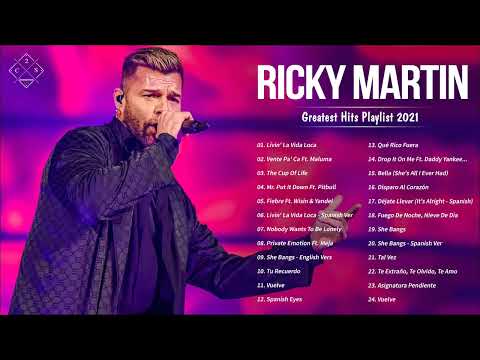 Ricky Martin Greatest Hits Playlist 2021 - Ricky Martin Best Songs Ever