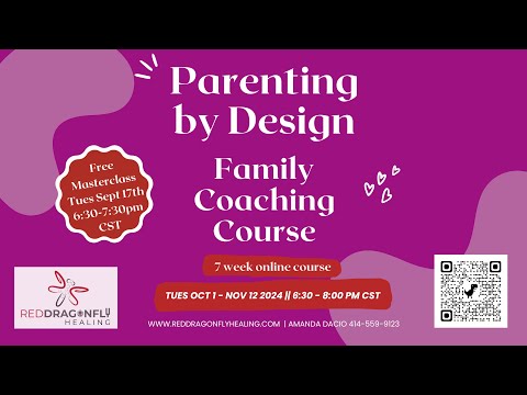 'Parenting By Design' Masterclass Overview for the upcoming 7 week course.