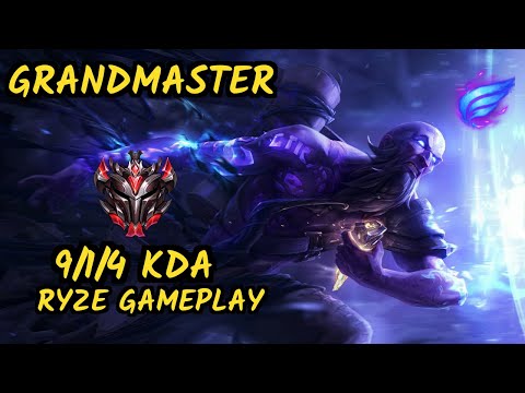 Pekin Woof (RYZE) vs SWAIN - 9/1/4 KDA MID GAMEPLAY - NA Ranked GRANDMASTER