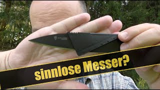Wer braucht ein Kreditkarten-Messer? | Survival Messer