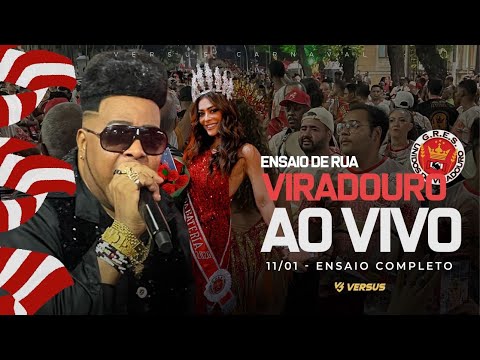 VIRADOURO 2026 AO VIVO - PRIMEIRO ENSAIO DE RUA COMPLETO