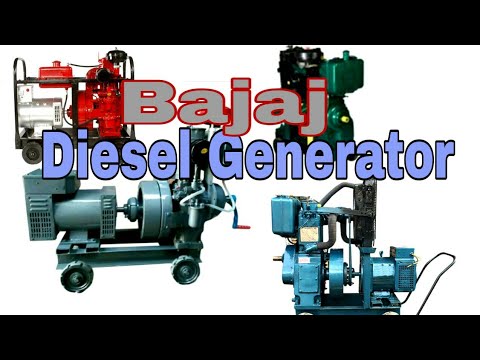 Types of diesel engine generator air cooled and water coolin...