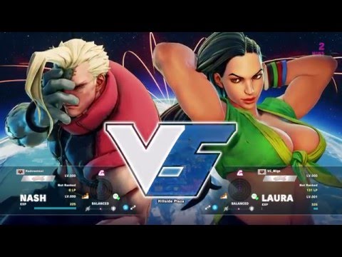 SFV Beta #3:( VC_Migs)Laura vs. Nash(Hadosensei)