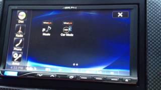 Alpine ICS X8 mirror linked with sony xperia Z1