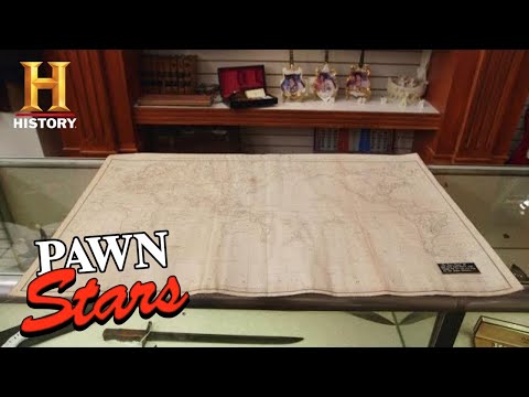 ポーンの星。エクスプローラーズマップの天文価格（シーズン16）｜歴史 (Pawn Stars: ASTRONOMICAL PRICE for Explorer's Map (Season 16) | History)