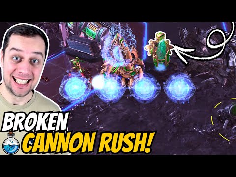 This Cannon Rush spot is BROKEN! | Cannon Rush in Grandmaster #80 Starcraft 2