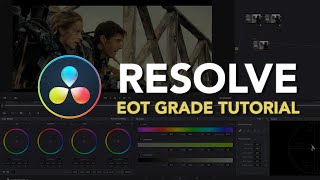 Edge of Tomorrow Yellow Look - DaVinci Resolve Tutorial