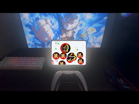 Playing Agar.io Mobile With PS5 Controller!