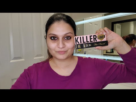 1st YouTube video about how to sharpen too faced killer liner