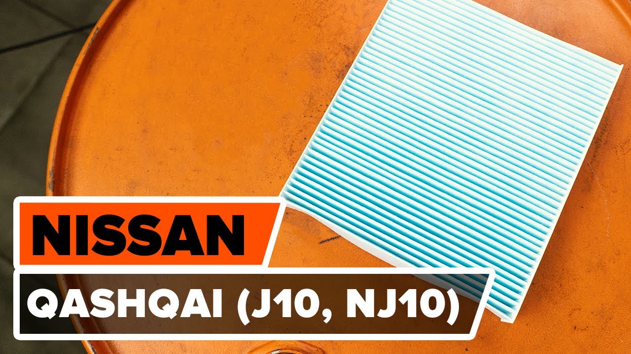 Ako vymeniť filter vnútorného priestoru na Nissan Qashqai J10 – návod na výmenu