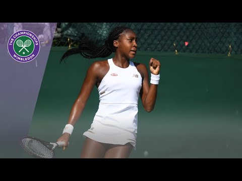 Cori Gauff reacts to becoming youngest Wimbledon qualifier in the Open Era