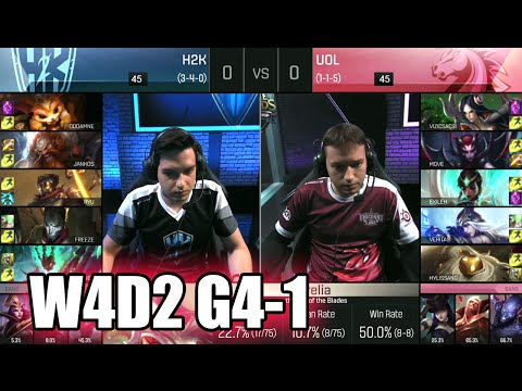 H2K Gaming vs Unicorns of Love | Game 1 S6 EU LCS Summer 2016 Week 4 Day 2 | H2K vs UOL G1 W4D2