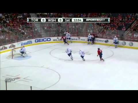 Alexander Ovechkin hits Dion Phaneuf [HD] {Dual-Feed}
