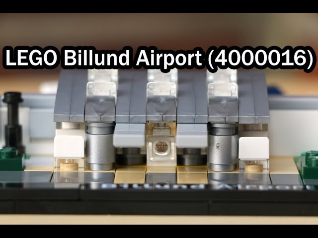 Vídeo relacionado con LEGO Edición especial del Aeropuerto de Dinamarca Billund, cód. 4000016, juego exclusivo y coleccionable.