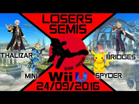 Bair Smash 6 Doubles Losers Semis- Thalizar & Mini Vs. Spyder & Bridges - Smash Wii U