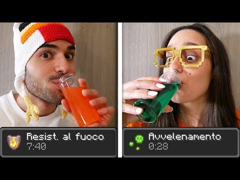 COME FARE LE POZIONI DI MINECRAFT NELLA VITA REALE!!