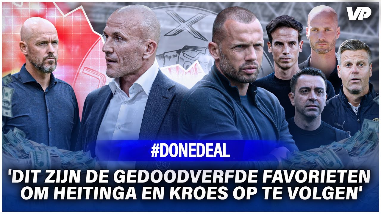 'Dit zijn de gedoodverfde favorieten om Heitinga en Kroes op te volgen bij Ajax'