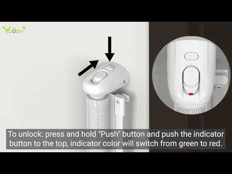 Baby Retractable Gate Safety Gate SG018 - Ycozy