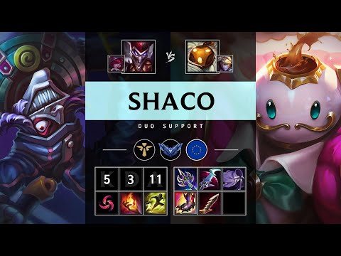 Shaco Support vs Bard - EUW Diamond Patch 25.18