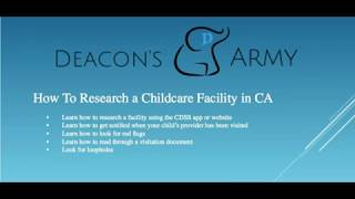 CA Childcare Facility Search