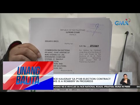 Dating Rep. Egay Erice kaugnay sa P18B election contract ng Miru Systems – This is a robbery… UB