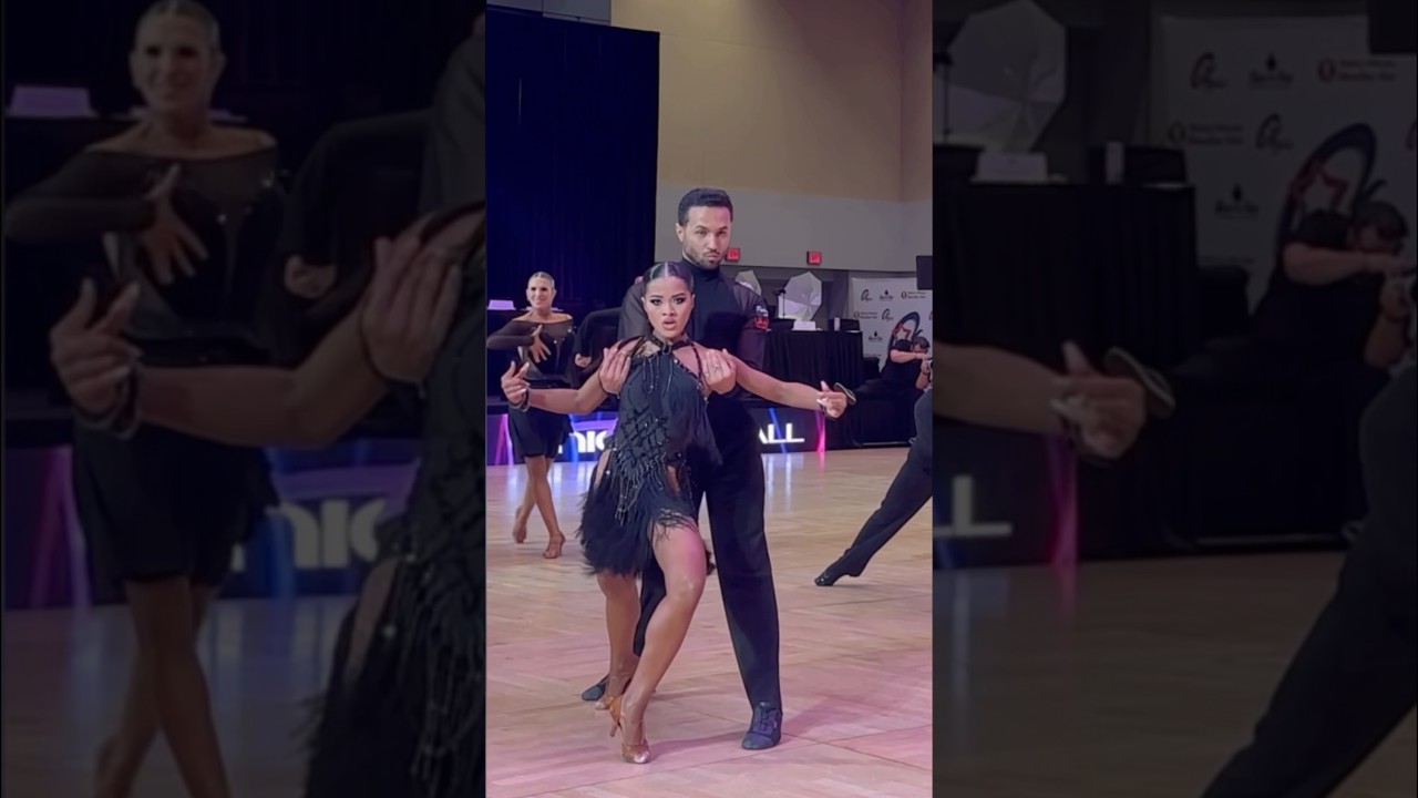 Rumba Ohio Star Ball 24’ Michelle Yeung & Umario Diallo #dance #dancer #proam #shorts #rumba #fyp