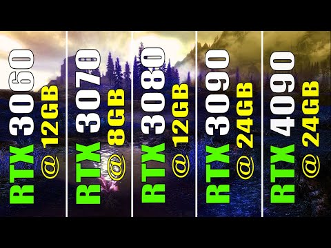 RTX 3060 vs RTX 3070 vs RTX 3080 vs RTX 3090 vs RTX 4090 || PC GAMES TEST ||