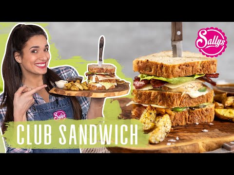 Club Sandwich mit Kartoffel Wedges / S‘Waghäusel Style