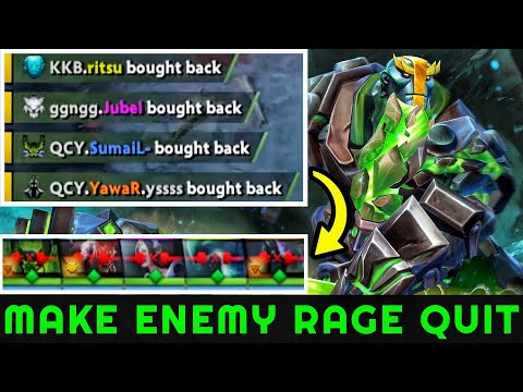 Abed [Earth Spirit] He Make Enemy Rage Quit Crazy Magic Build 7.22 Dota 2