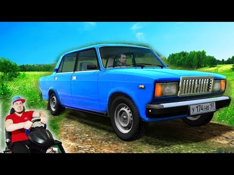 ВЗЯЛ МАШИНУ У ДЕДА - ЕДУ В МАГАЗИН RP CITY CAR DRIVING + РУЛЬ