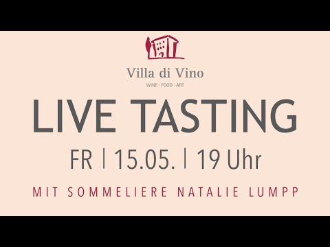 LIVE WINE TASTING mit Sommelière Natalie Lumpp