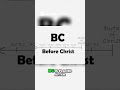 BC Explained: Understanding Before Christ in History #history #time