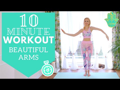 10 Minute Workout Beautiful Arms Training Based on Belly Dance Moves - Best Belly Dance Workout