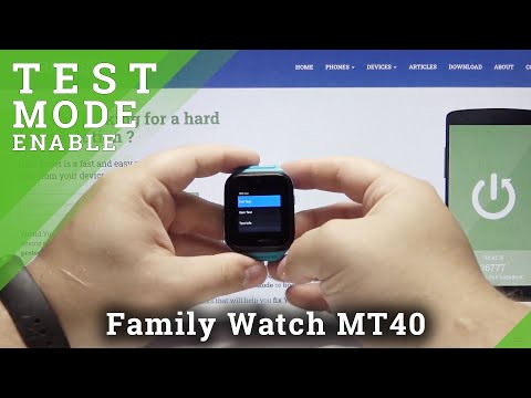 MMI Test Mode in ALCATEL TCL Family Watch MT40 – Test Device Components