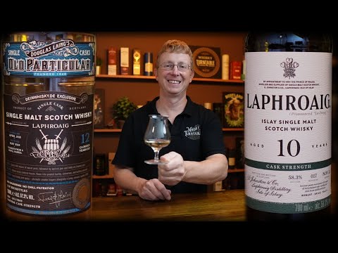 Douglas Laing Laphroaig 12 Jahre 57,3 % Vol. vs. 10 Jahre Cask Strength Batch 17 NOV23 58,3 % Vol.