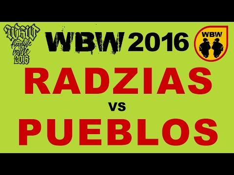 Pueblos 🆚 Radzias 🎤 WBW 2016 Białystok (freestyle rap battle)