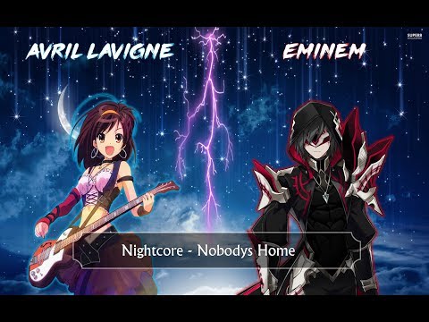 Nightcore - Nobody's Home (Avril Lavigne feat. Eminem) 4K (UHD) Switching Vocals