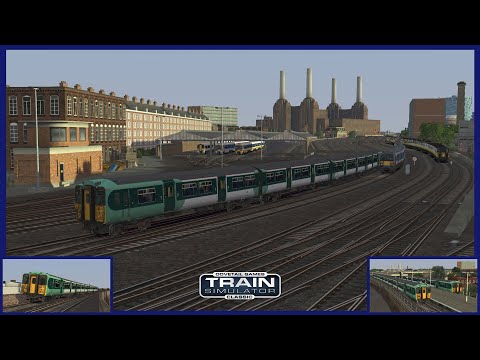 Southern Class 455 cab ride in 2004 (2N54 London Victoria to London Bridge) ~ Train Simulator