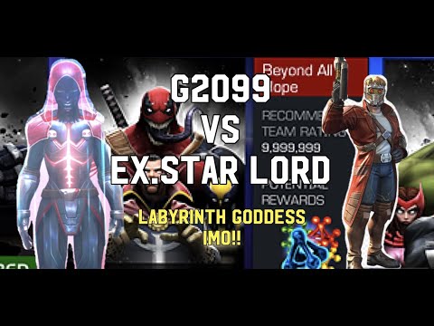 Guillotine 2099 vs Ex.Star Lord Labyrinth of Legends Marvel Contest Of Champions